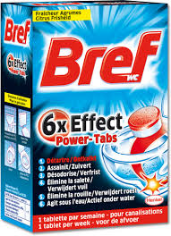 Bref WC Reiniger Tabs 6in1 - 8x200gr